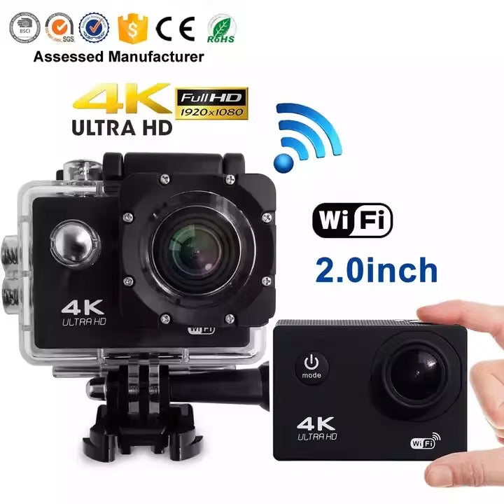 4k Bike Vlogging Camera ( IP68 Waterproof )