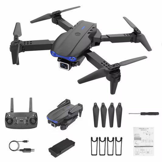 V966 Foldable Drone With HD Camera (Black)
