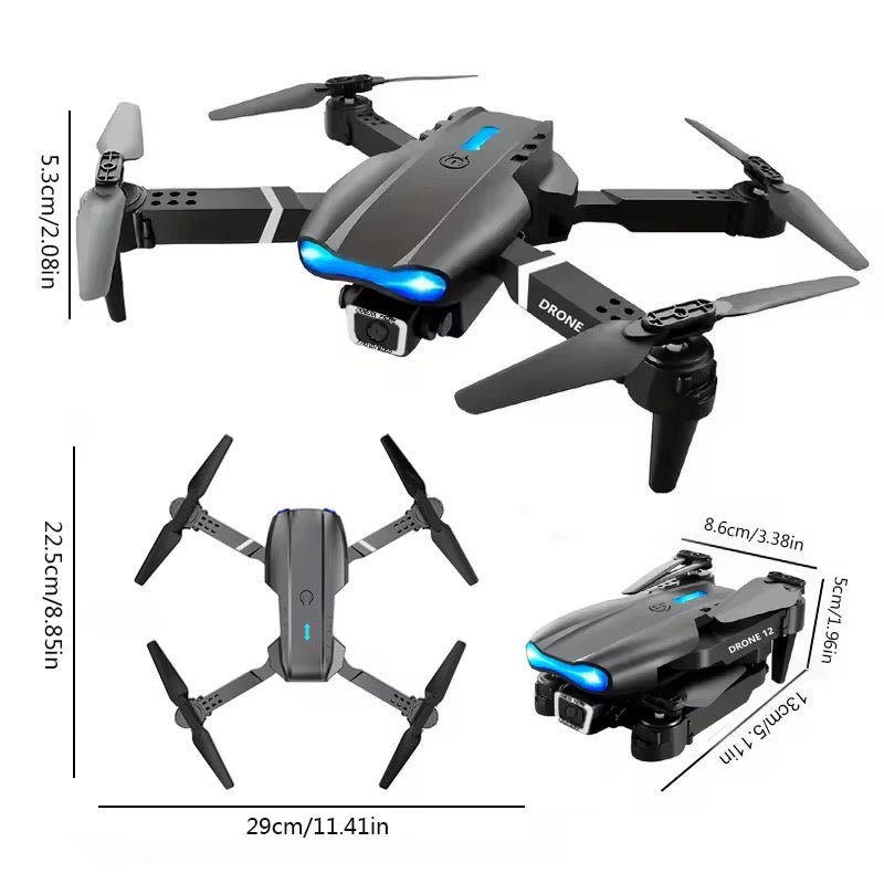 V966 Foldable Drone With HD Camera (Black)