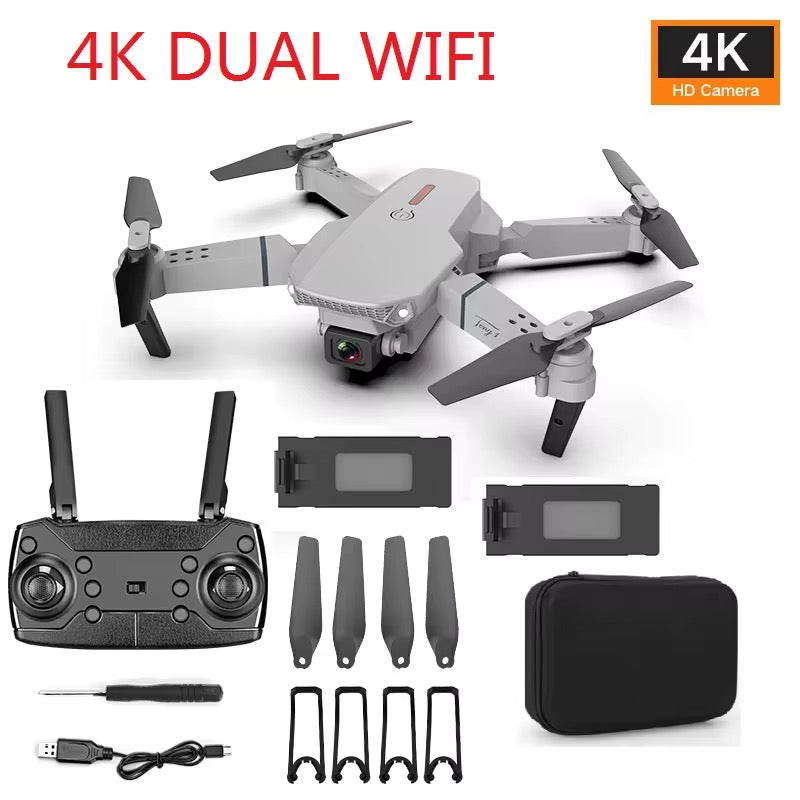 V966 Foldable Drone With HD Camera (Black)