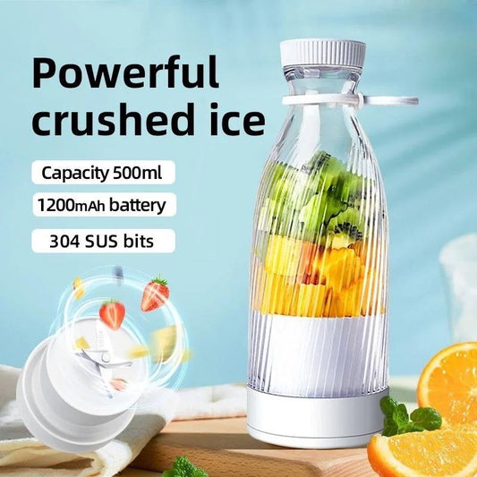 Multi Functional Portable Blender Electric Juicer Household Fruit Mixers USB Rechargeable Blender Juice Cup Bottle 6 Blades