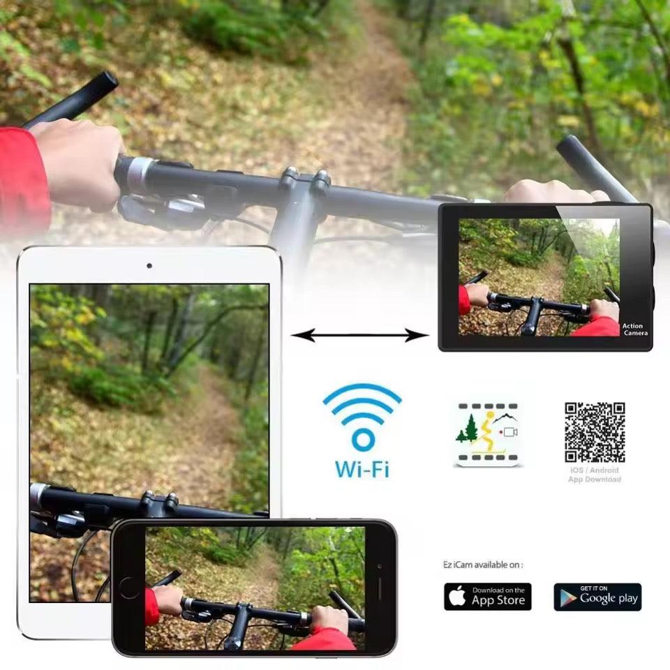 4k Bike Vlogging Camera ( IP68 Waterproof )