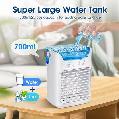Portable Mini Cooler With 14Hr Battery Backup